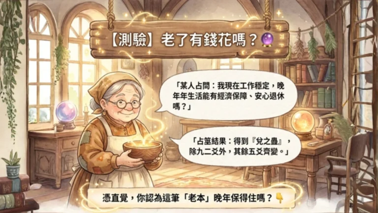 老了有錢花嗎？