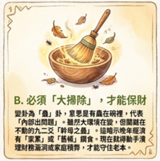 老了有錢花嗎？B